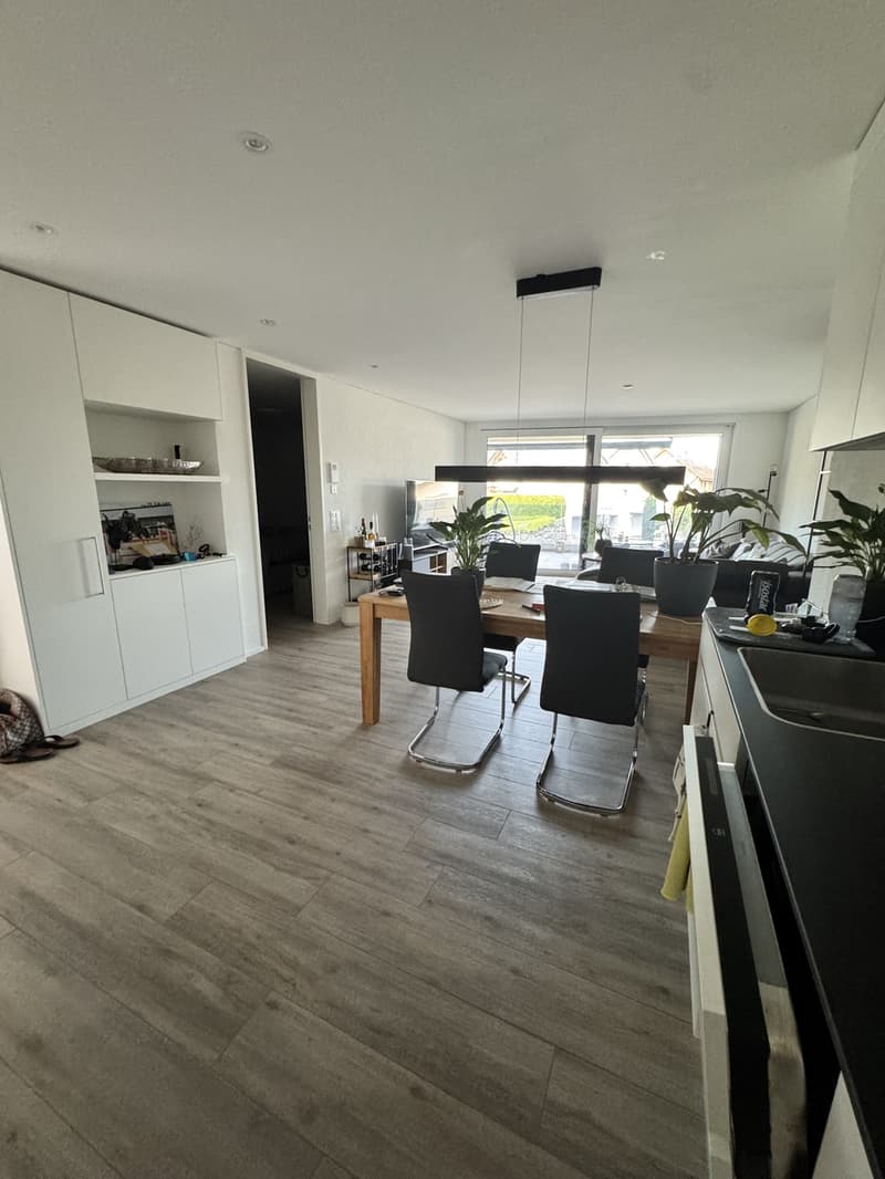 Moderne 2.5-Zimmer-Wohnung mit grossem gedecktem Sitzplatz in Wangen SZ (2)