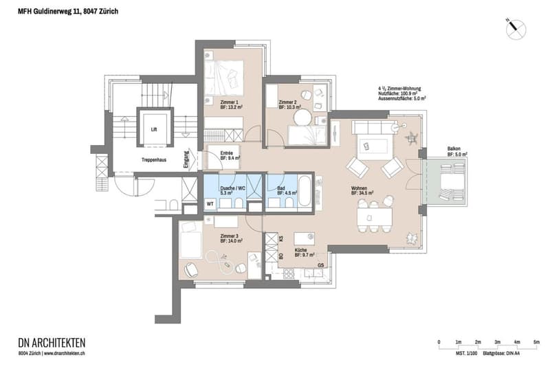 Modern 4.5 Room Apartment | Built in 2024 (2)
