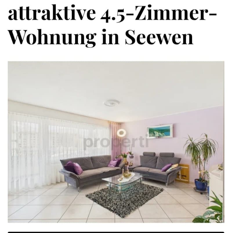 TRAUMHAFTE 4,5 ZI WOHNUNG IN SEEWEN SZ (1)