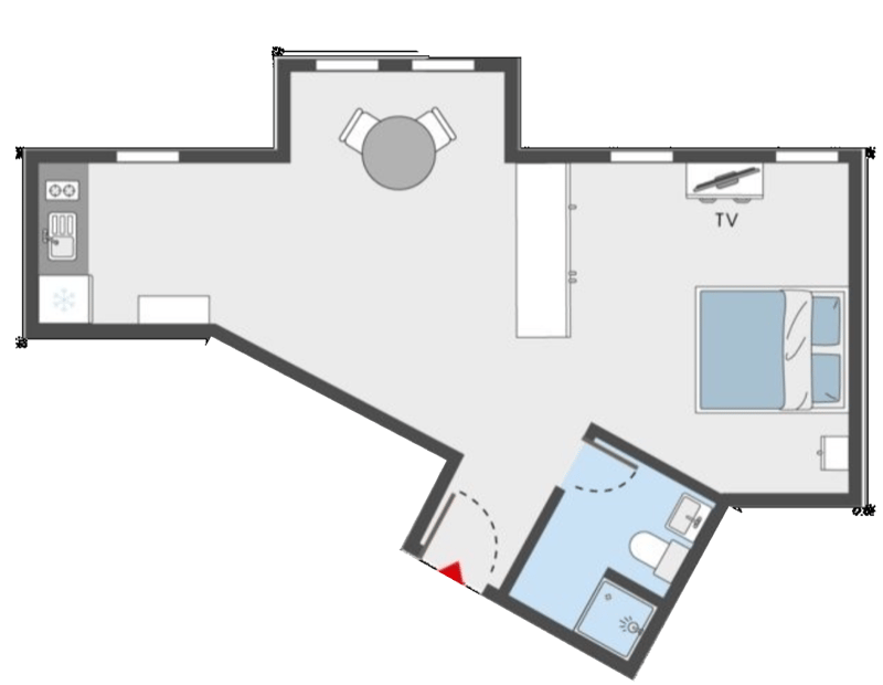 1 room apartment, 8004 Zürich (8)