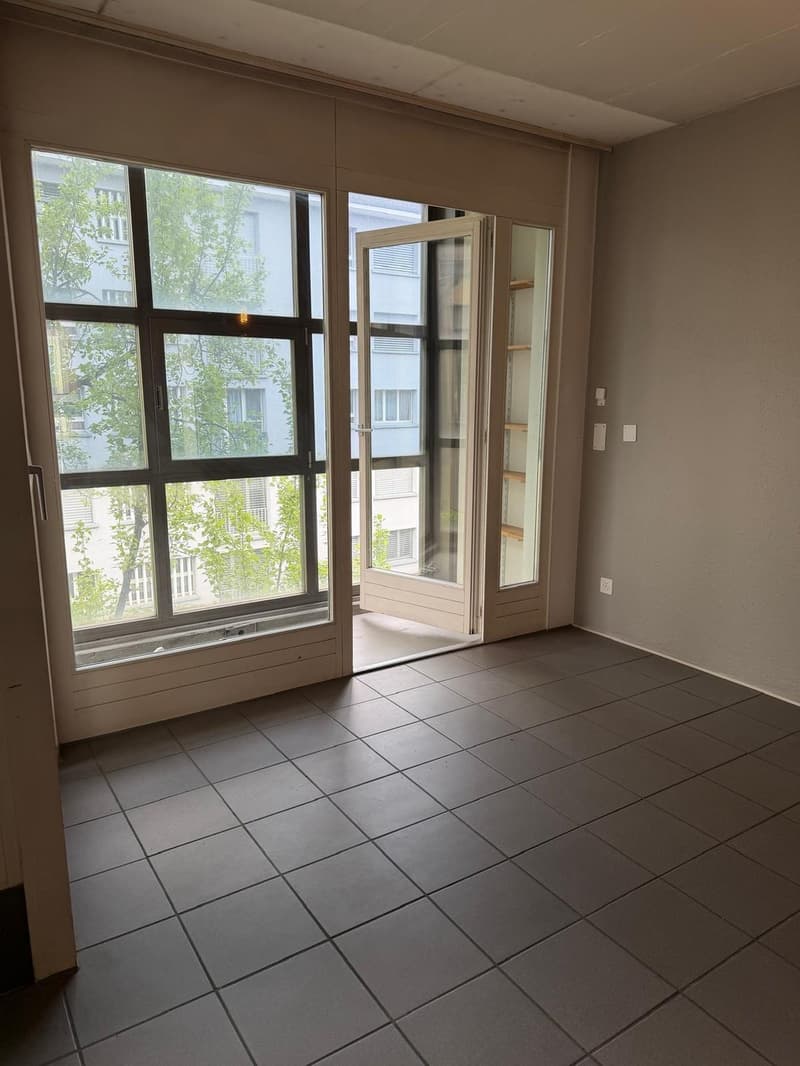 Open & bright 2.5br apartment in Seefeld from 1. Sept, 5min from Chinagarten, massive rooftop, CHF 2850.- (incl. NK) (4)
