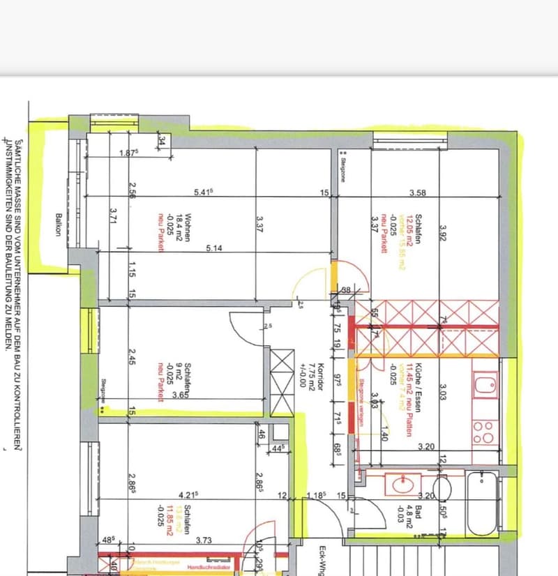 Helle, renovierte 3.5-Zimmer-Wohnung mit grossem Sonnenbalkon (10)