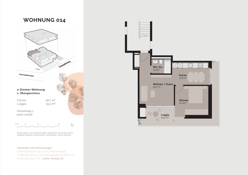 Moderne 2-Zimmer-Wohnung mit grosser Loggia in Liestal (10)
