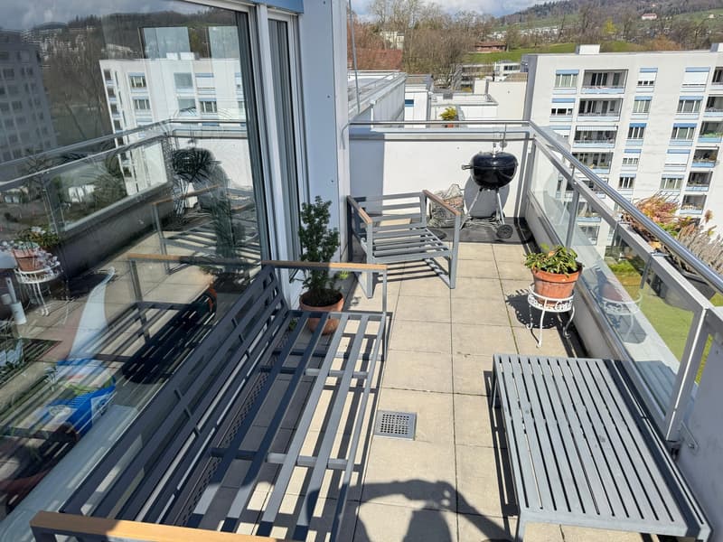 WG Zimmer in Attikawohnung Luzern (6)