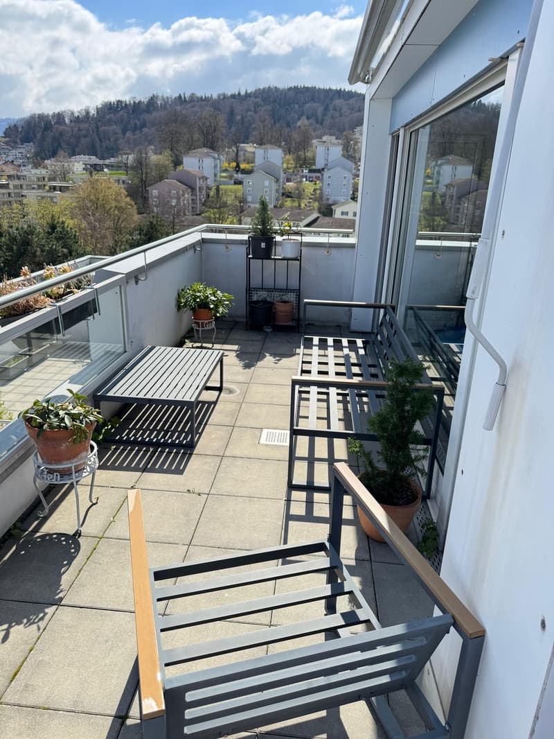 WG Zimmer in Attikawohnung Luzern (3)
