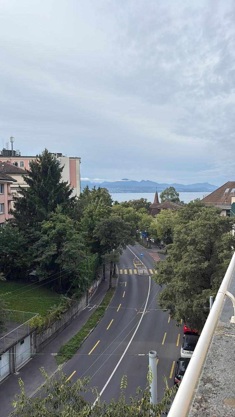 Appartement 1.5 pièce avec vue sur le lac Lausanne / Montchoisi (2)