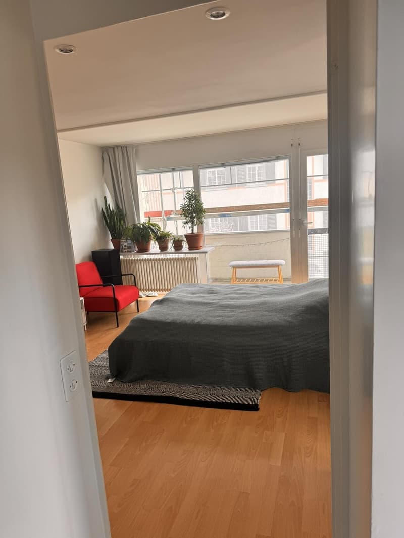 for 3 Month to rent Nov. 2026 bis Jan. 2027) to rent, charmful full furnished cozy 1-2 Pers. Flat upstair in Kreis 6 |Charmante möblierte 1½-Zimmer-Wohnung zur Untermiete in Zürich Kreis 6 (Nov. 2026 bis Jan. 2027) (1)