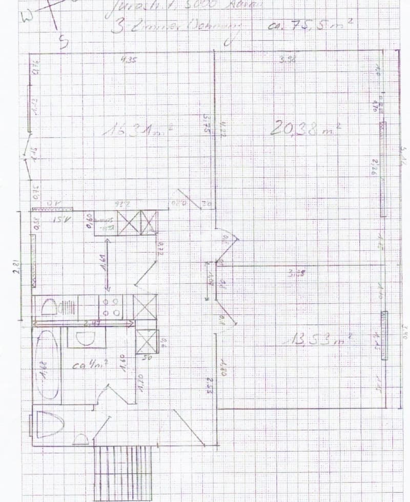 Helle, grosszügige 3-Zimmerwohnung Nähe Bahnhof (10)