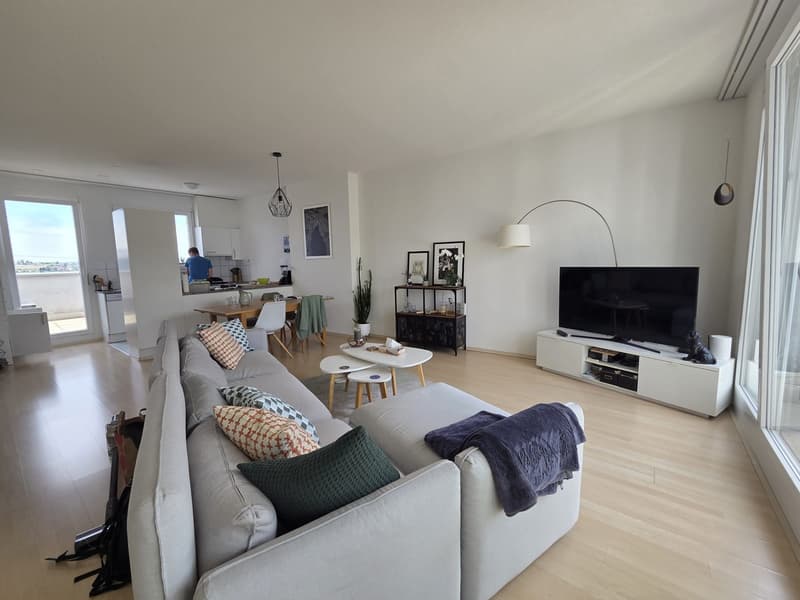Charmante 3.5-Zimmer-Maisonette-Wohnung mit Balkon und Weitsicht in Zürich-Affoltern (6)