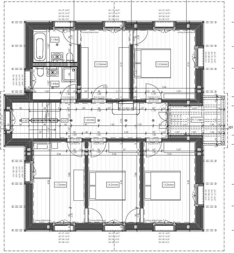 Attraktive 6.5-Zimmer-Maisonettewohnung mit Galerie, privatem Bauerngarten und 3 Parkplaetzen (4)