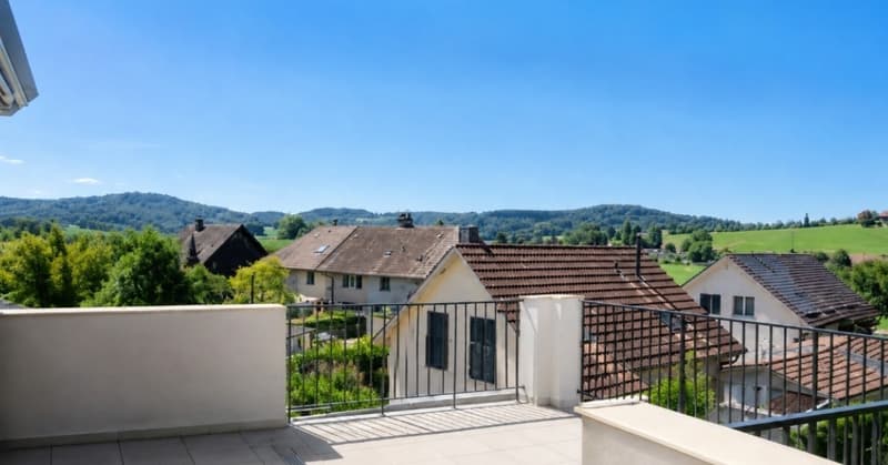 Attiko helle und grosszügige Wohnung ideal für alle, die Ruhe und Natur lieben. (9)