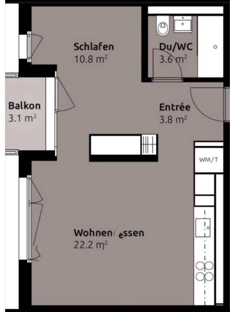 Moderne Wohnung mittendrin (2)
