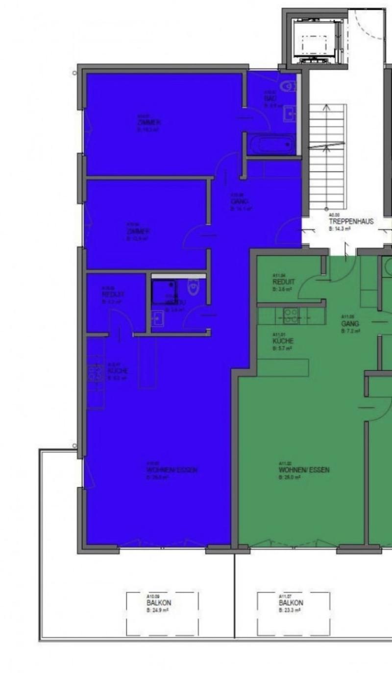 Gut gelegene 3.5 Zimmer-Attikawohnung mit eigenem Waschturm (3)