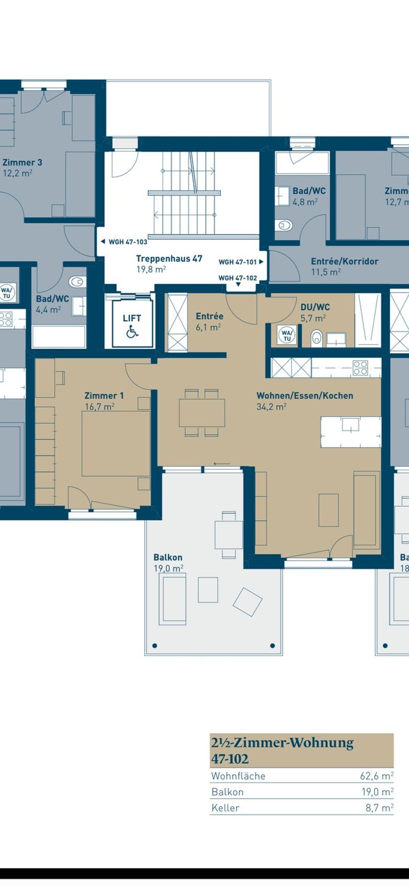 Nachmieter für 2.5 Zimmer Wohnung gesucht (6)