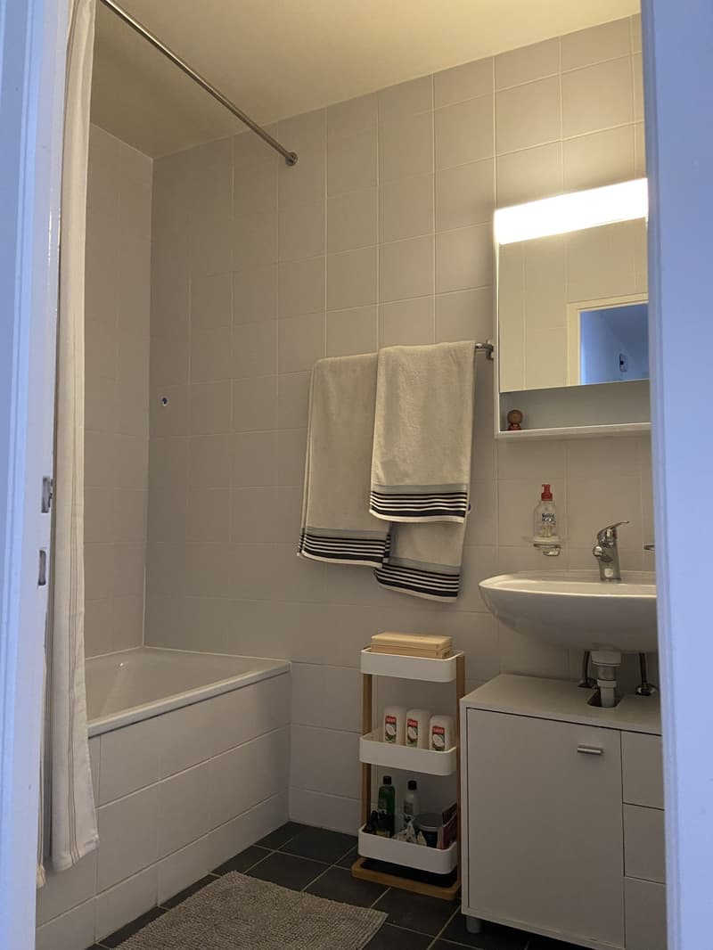 Salle de bain équipée