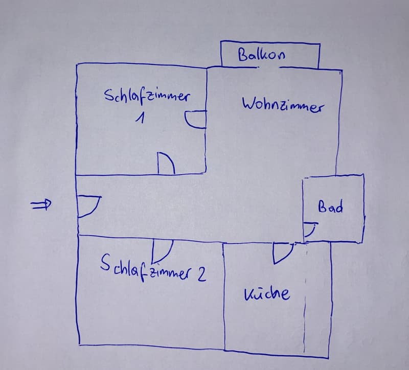 Geräumiges WG-Zimmer mit Wohnzimmer im Kreis 3 (3)