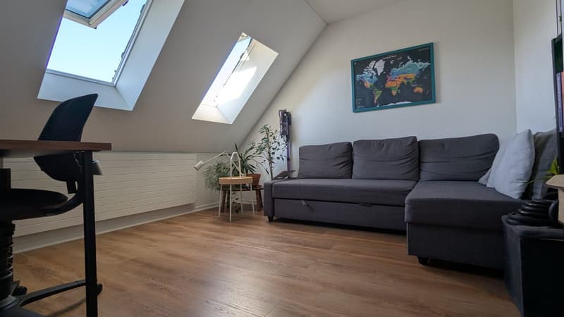Bright, modern 3-Room Apartment on the 5th Floor in Kreis 4, in a calm street, 1 min walk from Bhf Wiedikon towards the city, staggering Üetliberg view (5)