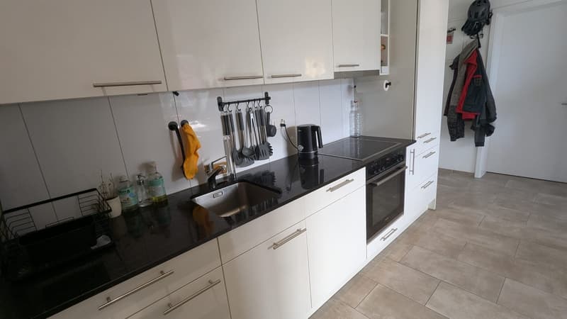 Bright, modern 3-Room Apartment on the 5th Floor in Kreis 4, in a calm street, 1 min walk from Bhf Wiedikon towards the city, staggering Üetliberg view (6)