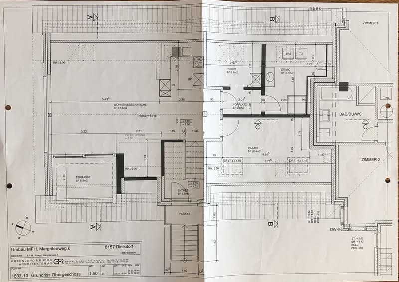 Wohnen wie im eigenen Haus: Stilvolle, möblierte 93m² Dachwohnung mit hohem Dach (befristet 2 Jahre) (10)