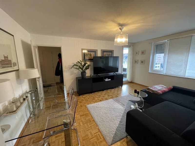 Helle 2-Zimmer-Wohnung mit Balkon und schöner Aussicht in Zürich 8004 (1)