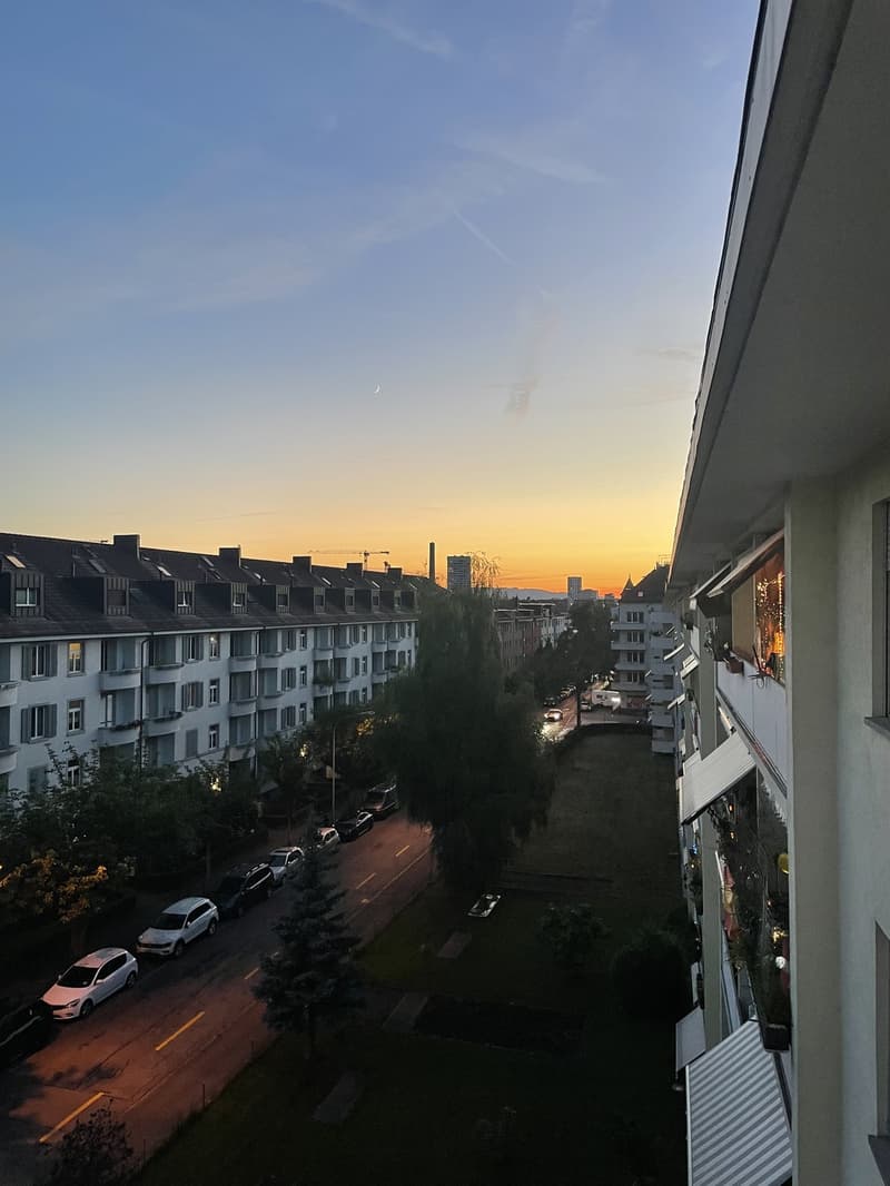 Helle 2-Zimmer-Wohnung mit Balkon und schöner Aussicht in Zürich 8004 (8)