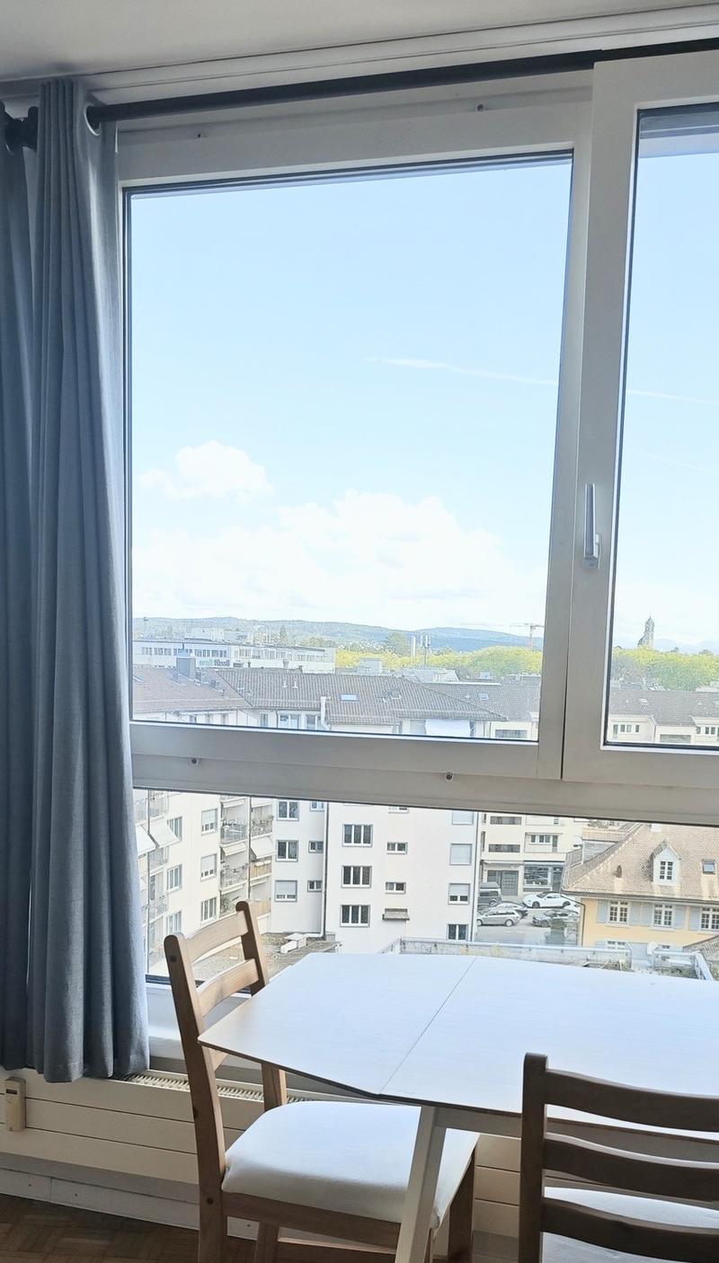 Furnished studio with panoramic view, 7th floor, sublet 30 Aug 2026 - 30 Jan 2027, Zurich Wiedikon (4)