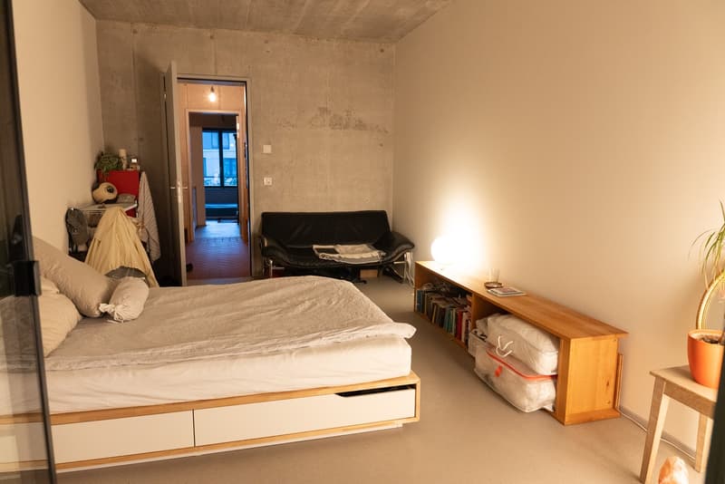 WG Zimmer mit Balkonanschluss in der Wohnbaugenossenschaft LeNa (2)