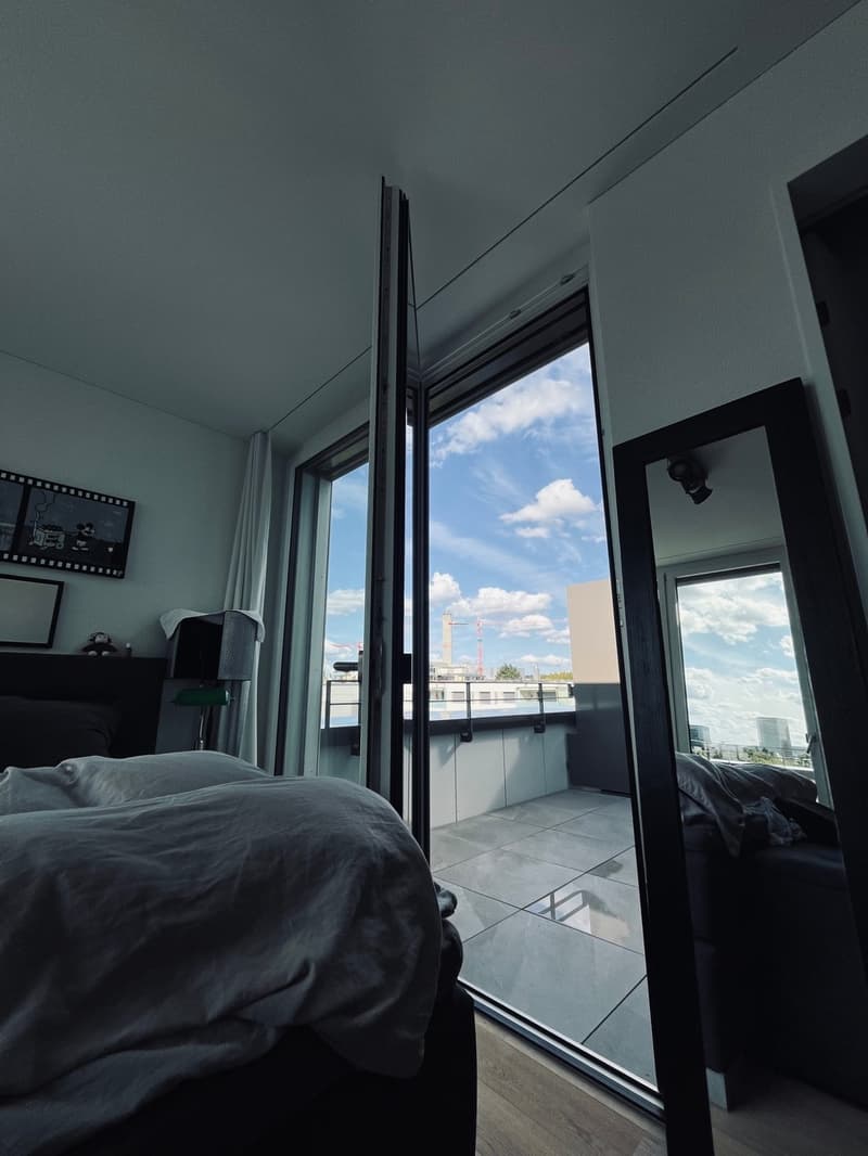 Lichtdurchflutete 3.5-Zimmer-Attikawohnung mit drei Terrassen in Zürich-Oerlikon (9)