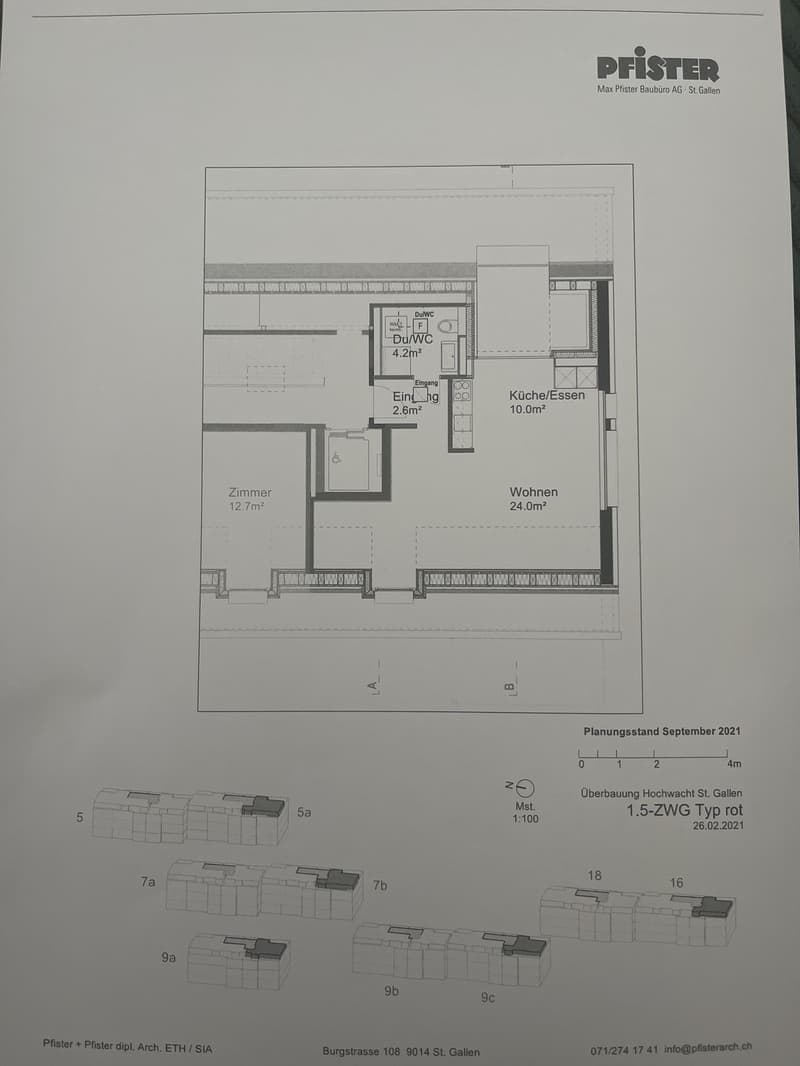 1 ½ Zimmer-Wohnung, 9000 St. Gallen (8)