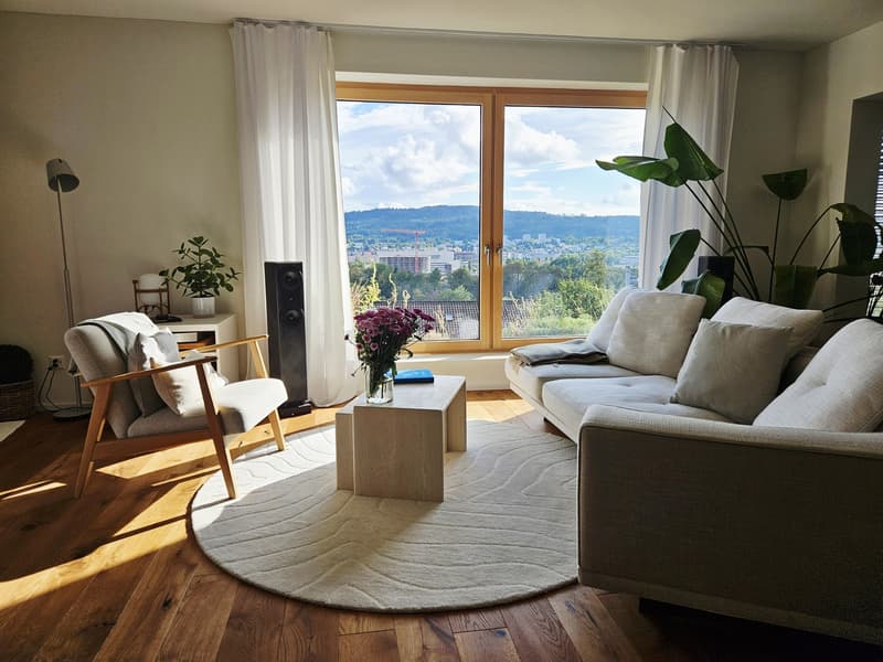 Exklusive 3.5-Zimmer-Mietwohnung in Zürich-Höngg mit Panoramablick (1)
