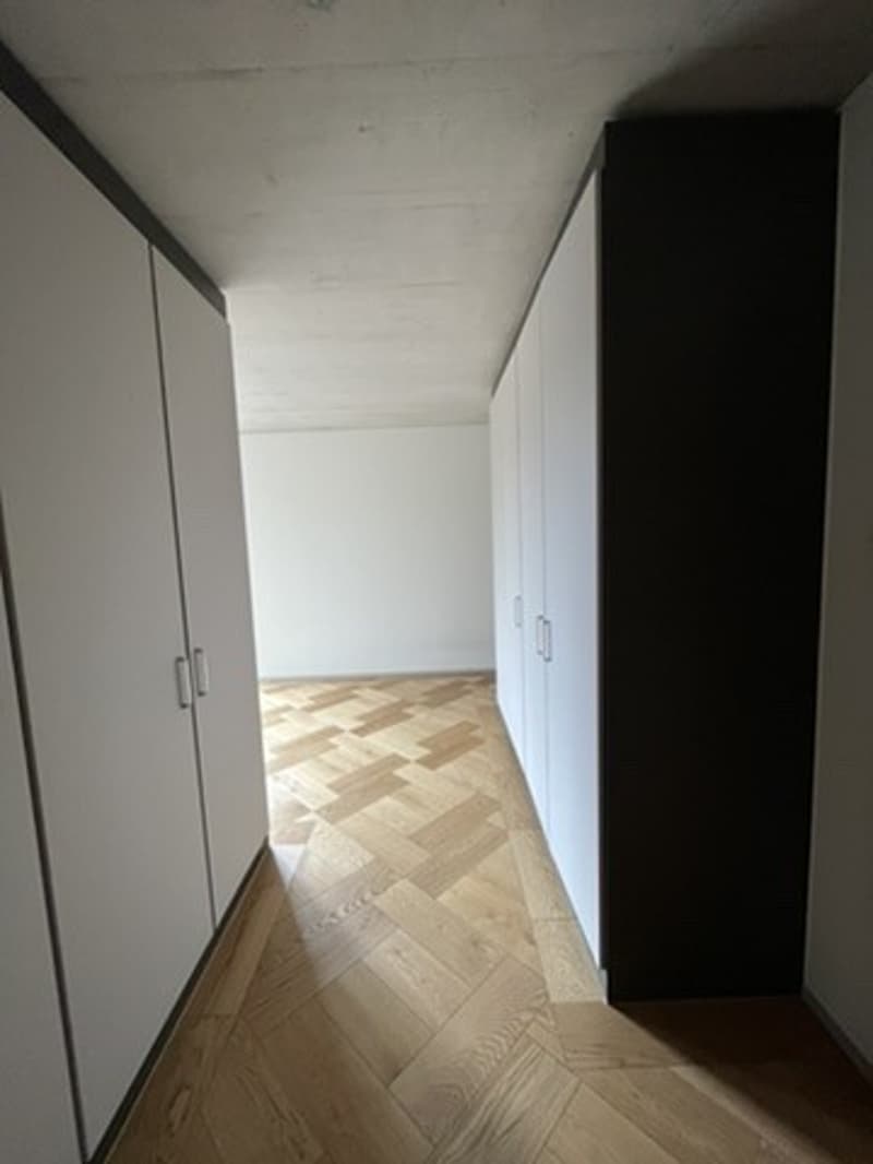 Unbefristete Untervermietung einer hellen 3.5-Zimmer-Wohnung an zentraler Lage mit Blick ins Grüne, unmöbliert oder teilmöbliert (2)
