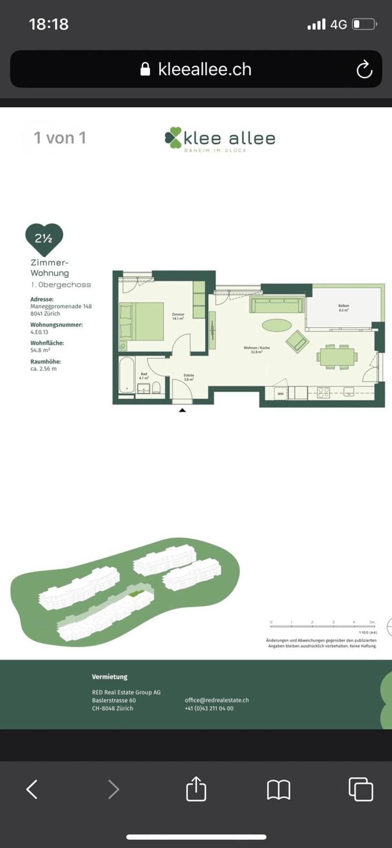 moderne 2.5-Zimmer-Wohnung in Zürich-Leimbach (2)