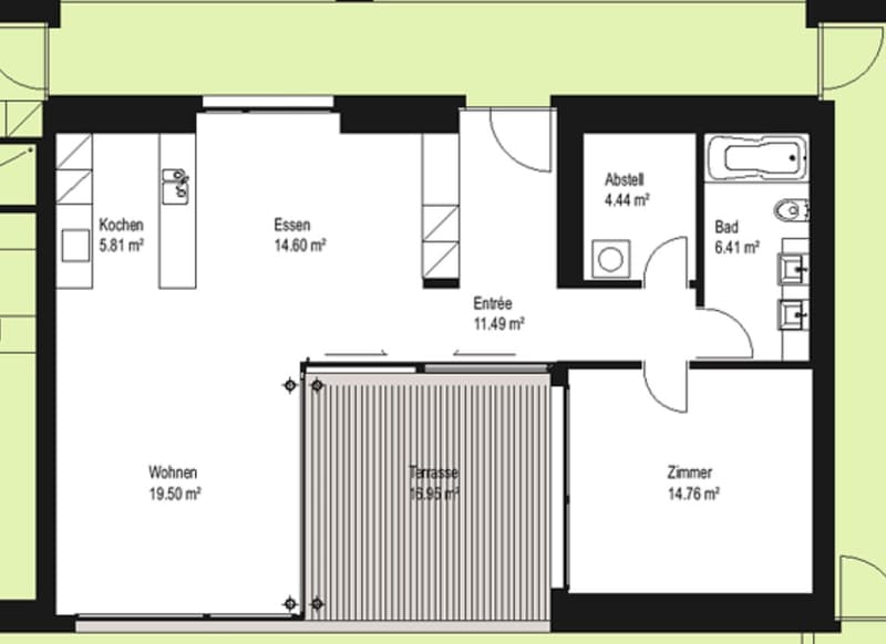 moderne 2.5 Zimmer Wohnung Rothrist (11)