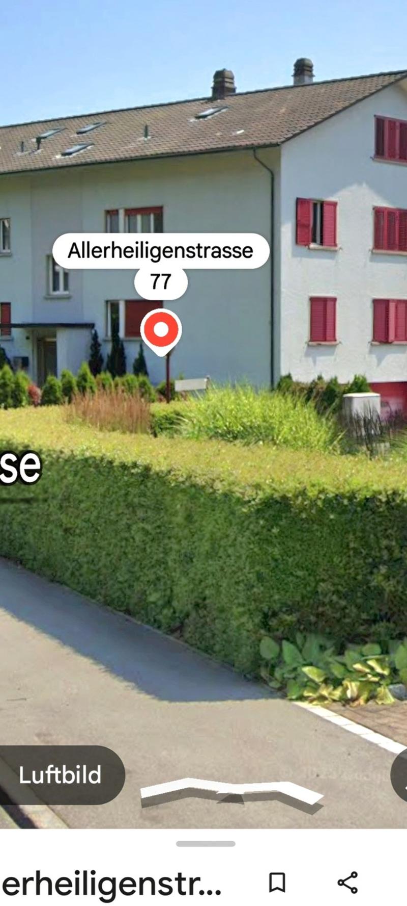 3,5 Zimmer -Wohnung(1.Stock,rechts), an der Allerheiligenstrasse 77, in 2540 Grenchen 80 m'2 , CHF 1'525.- inkl. (11)