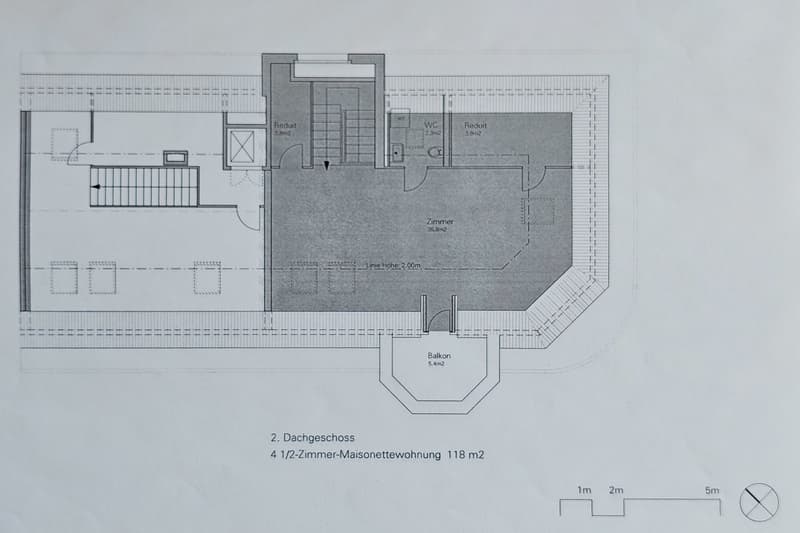 13.8 m2 Zimmer in 118 m2 Maisonette mit Blick auf den Uetliberg, Kreis 5, CHF 1'450 (6)
