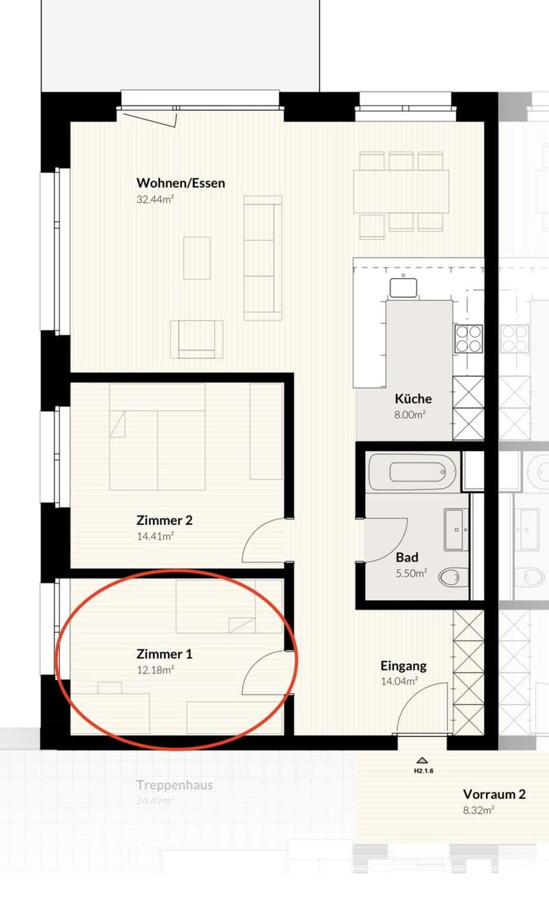 Zimmer in Bern - Untermieter/in gesucht (3)