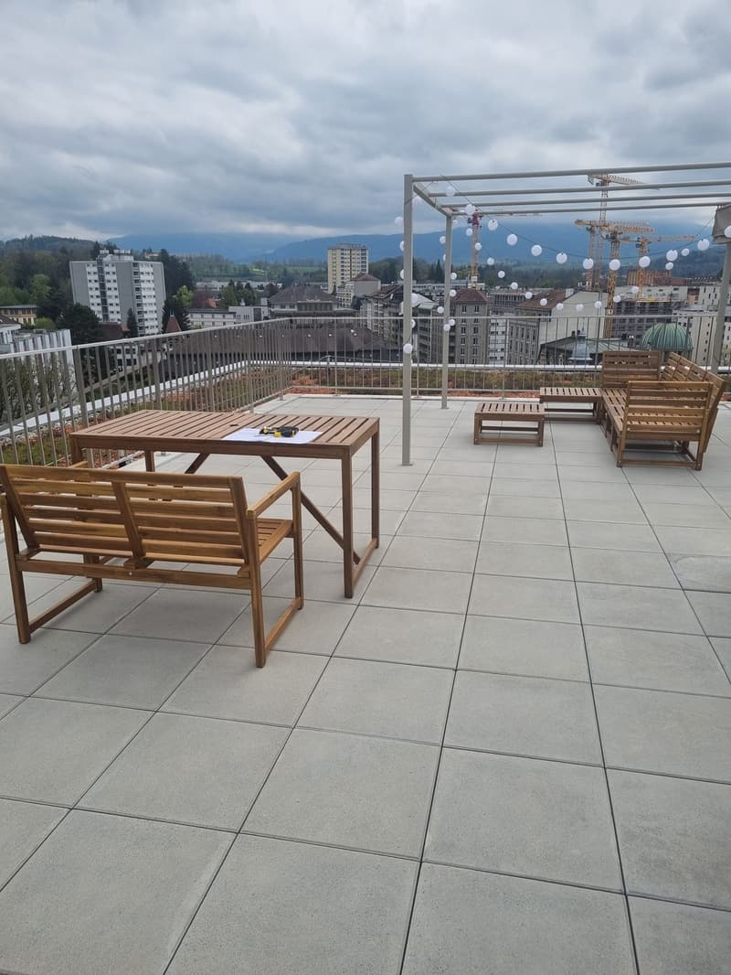 Attique 3,5 pièces avec terrasse privative  Bd de Pérolles, Fribourg  reprise de bail (6)