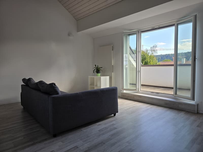 Bright apartment with modern features and scenic green views of Züriberg (2)