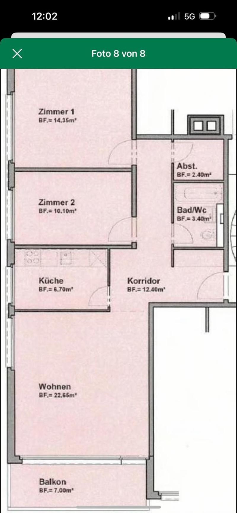 3 ½ Zimmer-Wohnung, 8640 Rapperswil (2)