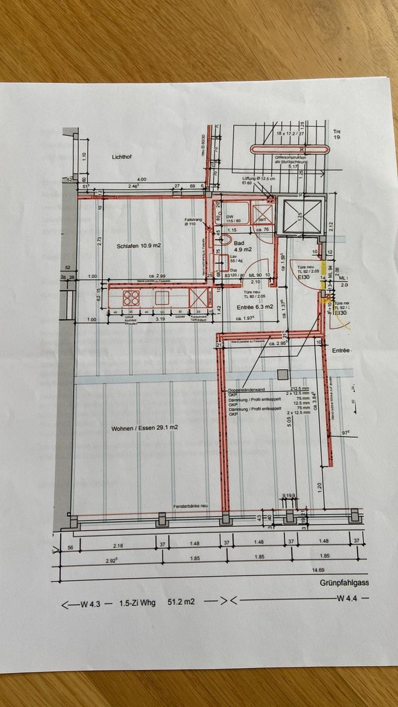 1,5 Zimmer Wohnung, hell und zentral gelegen (6)