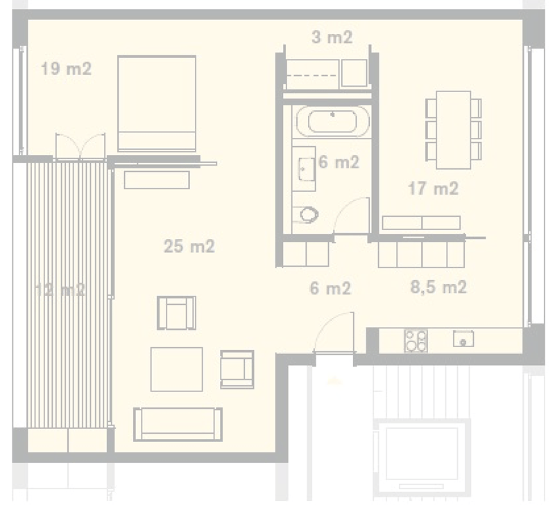 Moderne 3.5-Zimmer-Wohnung - Top Lage Oerlikon | Verfügtbar ab 08.10.2026 (11)