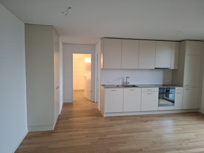 2.5 Zimmer Neubauwohnung beim Bahnhof SBB mit tollem Stadtausblick (1)