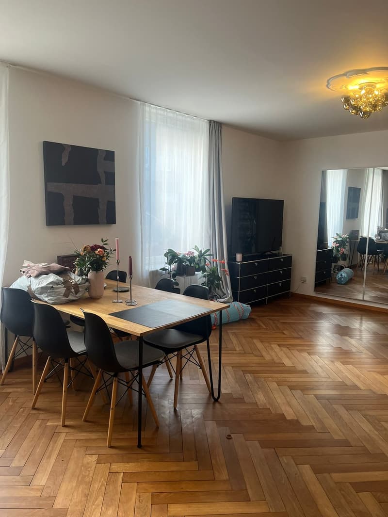 3.5-Zimmerwohnung in der Lorraine mit Innenhof (2 J. Untermiete, Übernahme möglich) (2)