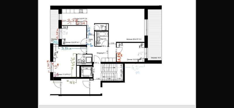 WG Zimmer in der nähe von dem VonRollareal und Inselareal (10)