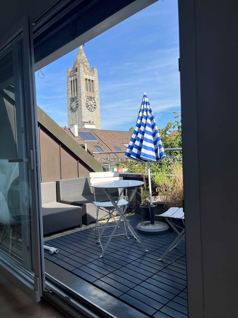 Bright 2.5-Room Top-Floor Apartment with Private Terrace near Kreuzplatz (2)