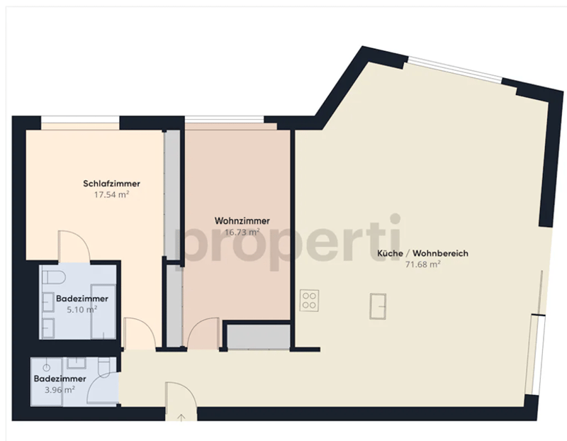 Exceptional 3.5-room apartment with panoramic Lake Greifensee views in Maur (11)