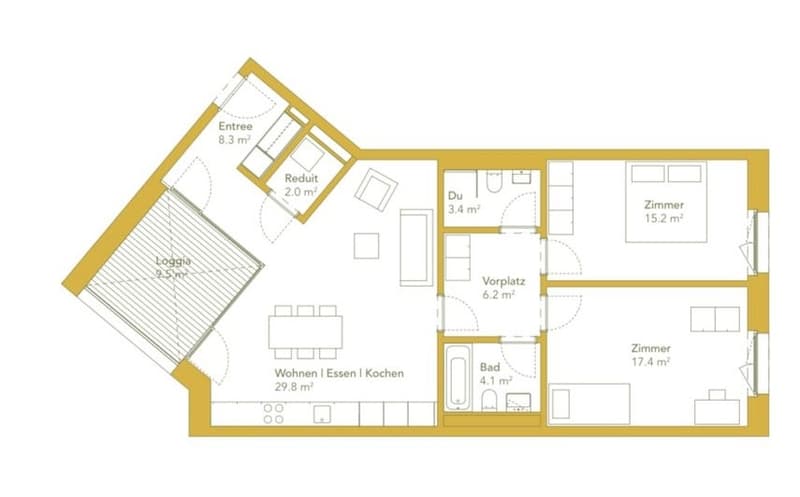 3 ½ Zimmer-Wohnung, 6208 Oberkirch (13)