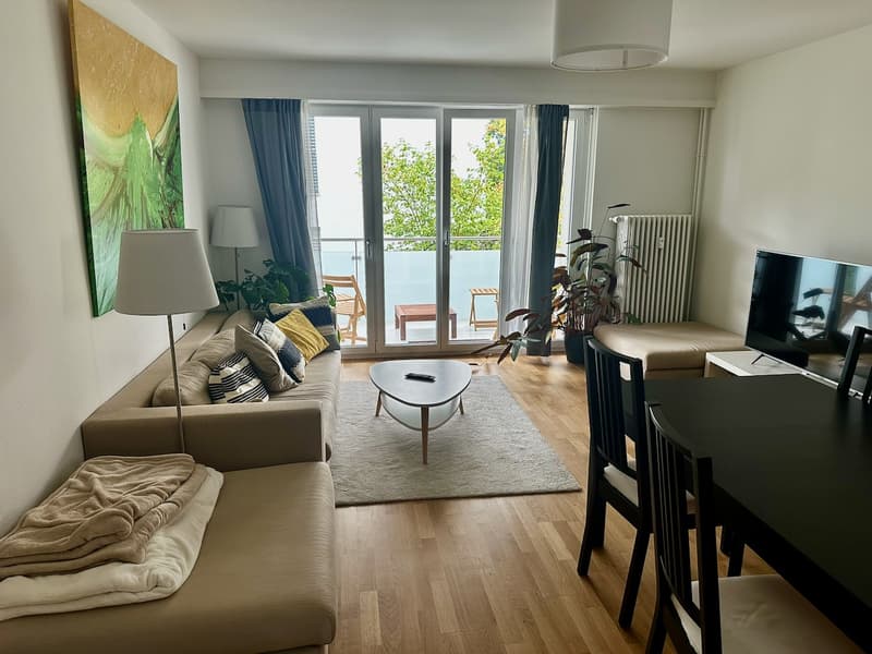 Bright 13 m² room in a 97 m² flat, 2 min from tram 7 (Wollishofen) (1)