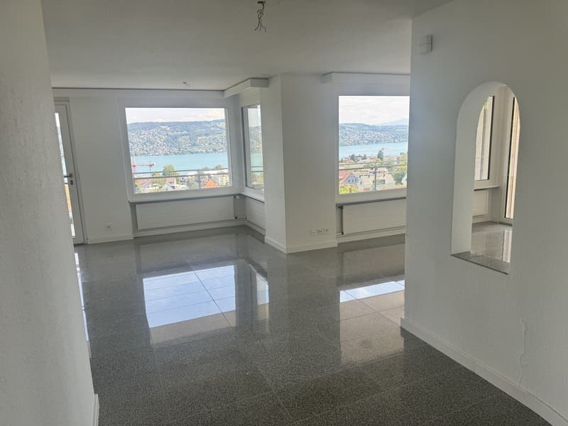 3 1/2 Zi Terassenwohnung mit Panorama See und Berg Sicht (1)