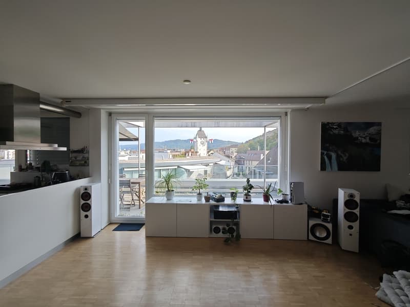 Ausblick Wohnzimmer